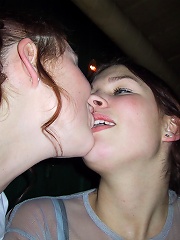 Smooching nonnude cuties