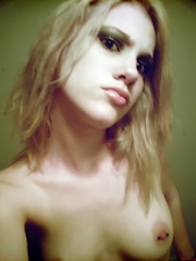 art student shows off tits and asss