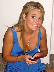 Hot chick plays with her juggs and she likes eating dick more than food.